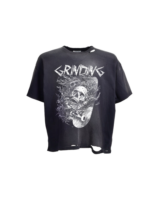 Grinding Distressed Vintage Wash TSHIRT