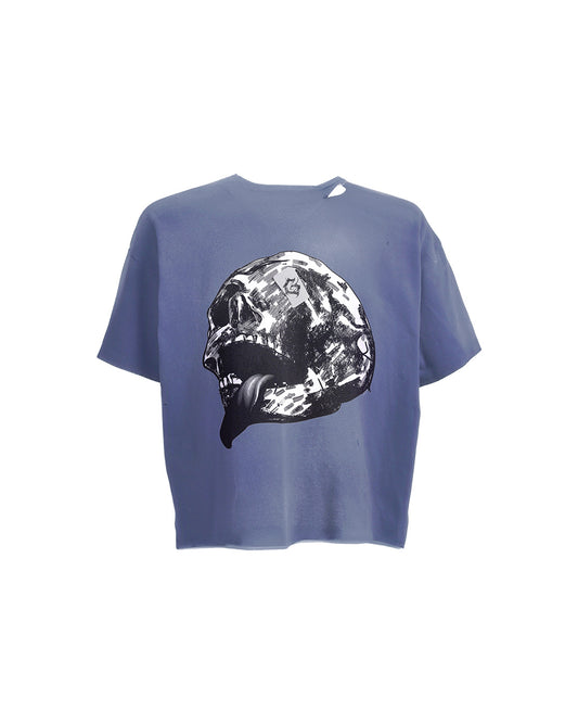 Grinding Distressed Vintage Wash Tshirt
