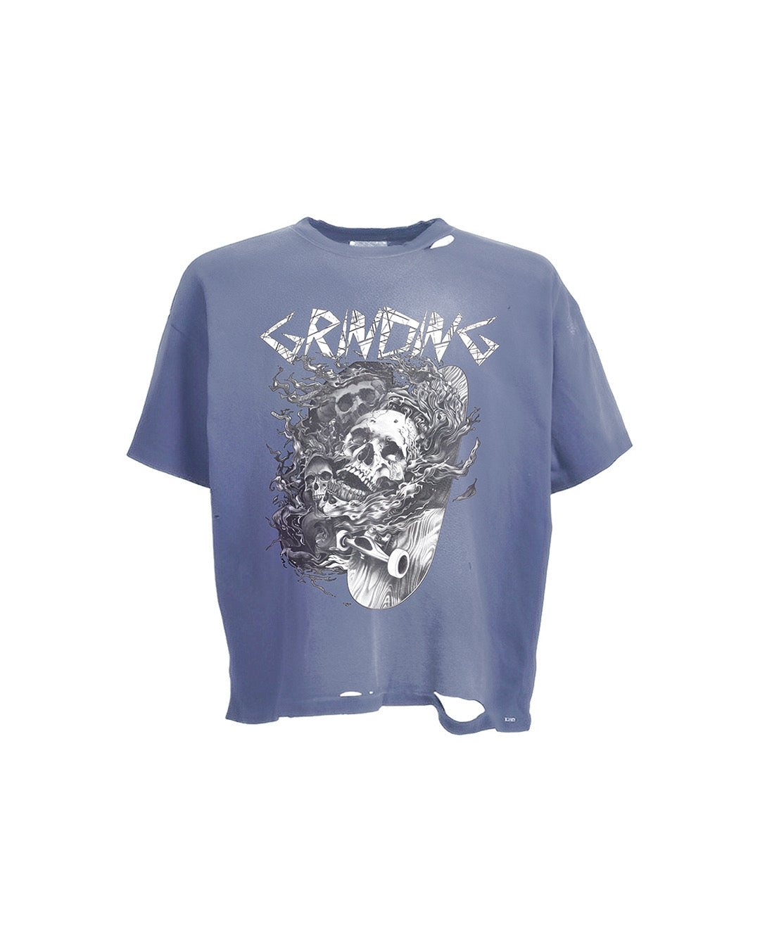 Grinding Distressed Vintage Wash Tshirt